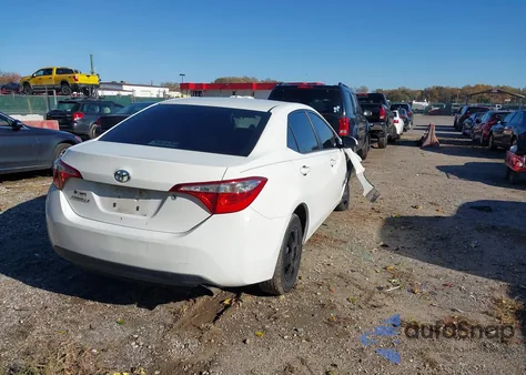 2014 Toyota Corolla L z USA, uszkodzony, nr VIN 5YFBURHE4EP012196